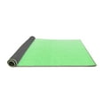thumbnail image 2 of Ahgly Company Indoor Rectangle Solid Emerald Green Modern Area Rugs, 5' x 8', 2 of 4
