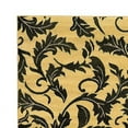 thumbnail image 2 of Benzara BM201098 3 x 2 ft. Power Loom Polypropylene Rug with Filigree Detail, Cream & Green, 2 of 4