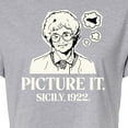 thumbnail image 3 of Golden Girls - Picture It Sicily - Juniors Cropped Cotton Blend T-Shirt, 3 of 5