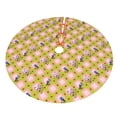 thumbnail image 5 of Cauagu 30" Christmas Tree Skirt Wireless Antenna Icon1 Pattern Christmas Tree Decorations Tree Mat for Xmas Decorations Occasion Holiday Home Decor -30", 5 of 7