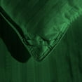 thumbnail image 6 of 5 Piece Striped Diamond Pattern Comforter Set Super Soft 800 Thread Counts, All Season, 100% Egyptian Cotton, Super King Size Green Color, 6 of 7