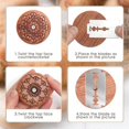 thumbnail image 2 of 14PCs Wooden Bread Lame Cutting Set,UFO Bread Lame Scoring Tool Including 2 Bread Tool,2 Protective Covers,10 Blades, 2 of 5