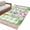 Brown Green, variant on Entryway Rug 2'x3', Easter Small Rug for Kitchen Bathroom Door Mat Indoor Entrance, Spring Rustic Rabbit Botanical Flowers Eggs Plaid Non-Slip Area Rugs Floor Mats Carpet Front Door Rugs