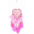 thumbnail image 2 of Feather Dream Catcher, Feather Dream Catcher With Led Light, Heart Shape, Handmade Exquisite Feather, 2 of 4