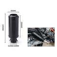 thumbnail image 4 of Escape De Moto Deportivo 51 Mm De Acero Inoxidable Universal Negro, 4 of 5
