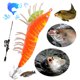 thumbnail image 1 of Señuelo Pesca Camarón Artificial Útil Luminoso Anzuelo Calamar Suministros Herramientas, 1 of 9