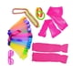 thumbnail image 3 of KAKOWELY 1 juego de disfraz de fiesta con temática de neón, collar de cuentas, gafas, pulsera, falda de tutú, vestido de fiesta de los años 80, accesorios para fiestas., 3 of 5