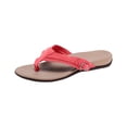 thumbnail image 2 of Domzle Womens Flip Flops Comfortable Outdoor Fasciitis Orthopedic Thong Slip On Walking Sandals Lightweight Non-Slip Summer Beach Slippers Red, 2 of 5