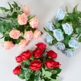 thumbnail image 4 of nipocaio Red Rose Artificial Flower Bouquet decoration (43cm), 4 of 5