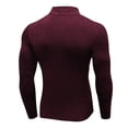 thumbnail image 3 of Men's Classic Quick-Drying Tops Solid Color Slim Fit Jogging Suits Soft Comfy Long Sleeve Pullover Tracksuits, 3 of 8