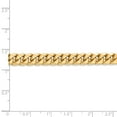 thumbnail image 4 of 14K Yellow Gold necklace Curb chain 24 in 7.3 mm 7.3mm Semi-Solid Miami Cuban, 4 of 4
