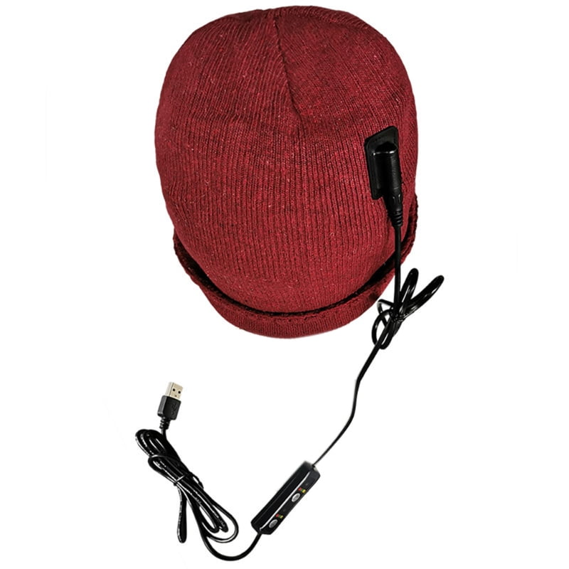 Charging Heated Skull Beanie Cap 