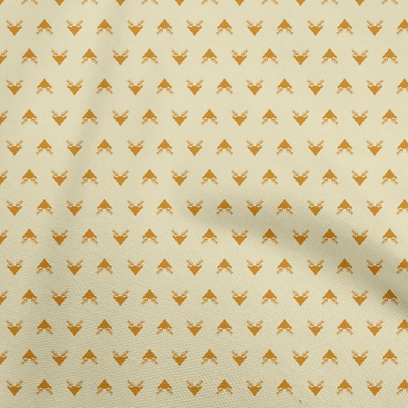oneOone Viscose Chiffon Light Yellow Fabric Animal Sewing Fabric By The Yard Printed Diy Clothing Sewing Supplies 42 Inch Wide