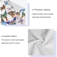 thumbnail image 4 of SKYSONIC 3 Pack Towel Watercolor Butterflies Cotton Bath Towel Set (1 Bath Towel, 1 Hand Towel, 1 Washcloth) for Bathroom, Super Soft and Quick Dry Towels, 4 of 7