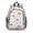 Fireman and Cloud, variant on Fireman and Axe Green Pattern Backpack for School, Cute School Bag with Adjustable Shoulder Straps and Padded Back, 15"x11.42"x5.5"