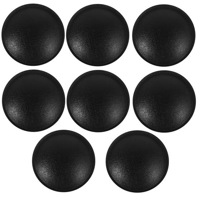 8 tapas antipolvo para altavoces: cono de repuesto de 45 mm para reparación de altavoces, mantenimiento de audio, tapa de bobina, pieza de restauración DIY, color negro