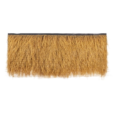 KFFKFF Artificial Thatch Roofing, 1.6 x 19.7 ft Tiki Bar Hut Thatch Grass Roll, Water-Resistant & Fireproof, Tropical Roof Mat for Patio, Pool, Beach, Hawaiian Party Decoration