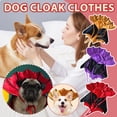 thumbnail image 2 of Halloween Pet Dog Cape Costume Adjustable Halloween Party Pet Clothing Cosplay Outfit Cute Role Play Accessory Festival Decoration Wear Use Set Item Accessory, 2 of 6