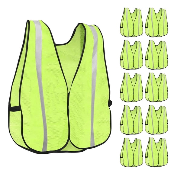 KAYGO Reflective High Visibility Safety Vest, KG0008-10 Silver Stripe, for Men and Women