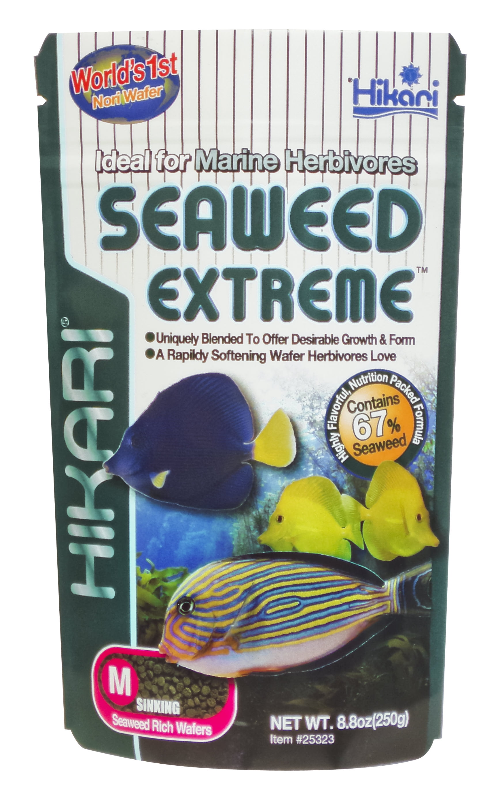 Hikari Seaweed Extreme Small Pellet Marine Herbivores Fish Food walmart