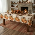 thumbnail image 6 of Yunuuuoa Thanksgiving Tablecloth Waterproof Washable Reusable Rectangle Table Cover Fall Harvest Party Decor for Dining Kitchen Outdoor, 6 of 6