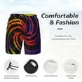 thumbnail image 3 of Fotbe A Bright Abstract Men’s Swim Trunks Quick Dry Swim Shorts Board Shorts with Mesh Lining-XX-Large, 3 of 9