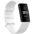 thumbnail image 3 of MYKOMI Compatible with Fitbit Charge 4 Bands, 3-Pack Soft Silicone Sport Adjustable Wristband Special Edition with Metal Buckle for Charge4 Men Women, S/L, 3 of 9