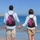 thumbnail image 5 of Fotbe Pink Blossoms Butterfly Bolsa Mochila con Cordón Estampada, Bolsa de Gimnasio Deportiva, Bolsa Cinch, Bolsa con Cordón para Hombres y Mujeres-Small, 5 of 6