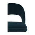 thumbnail image 5 of MOE'S Home ROGER Tabouret de Comptoir en Velours Bleu Sarcelle, 5 of 5