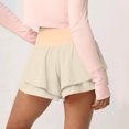 thumbnail image 5 of Bzhegqhd Women's Fashion Casual Flounce Shorts Solid Fold Shorts, 5 of 8