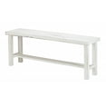 thumbnail image 2 of 48" Rustic White Distressed Bench, 2 of 2