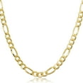 thumbnail image 3 of SuperJeweler 3.3mm Figaro Chain Necklace, 30 Inches, Yellow Gold For Women and Men, 3 of 3
