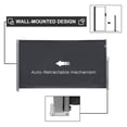 thumbnail image 3 of 118" x 71" Retractable Outdoor Privacy Screen, UV-Resistant Grey Polyester Side Awning with Steel Frame for Patio, Garden, Balcony and Terrace, Wind and Sun Protection, 3 of 7