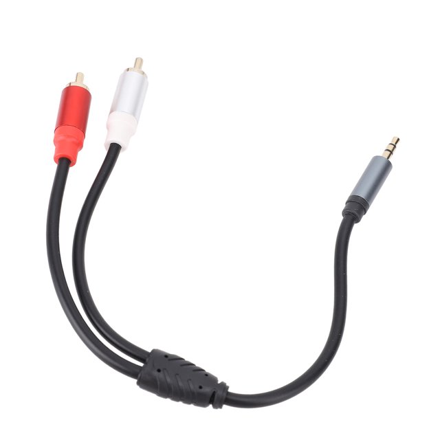 3.5mm Sound Y Splitter Cord, Gold Plated Adapter 30cm Clear Sound 3.5mm Sound Y Splitter Extension Cable Easy Connection for MP3 Player