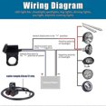 thumbnail image 5 of 12v Waterproof Motorcycle ATV Bike 22mm 7/8inch Handlebar Double Control Kill Button Headlight Switch Hazard Brake Fog Light On Off Switches, 5 of 5
