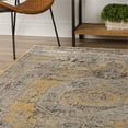 thumbnail image 5 of Addison Rugs Essex 3'1" x 5'4" Replica Tabriz Fabric Area Rug in Gilded Gold, 5 of 13