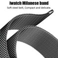 thumbnail image 5 of Strap for Apple Watch 5 Band 44mm 40mm iWatch Serie 7 6 SE 4 3 2 Stainless Steel Bracelet Milanese Loop Apple Watch Band 38mm 42mm 41mm 45mm -purple, 5 of 11