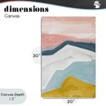 thumbnail image 4 of Stupell Industries Contemporary Pastel Geometric Mountains Canvas Art, 20 x 30, by B. Danelle, 4 of 8