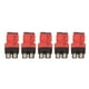 thumbnail image 3 of Conector de batería RC, 5 piezas Adaptador de batería en T Adaptador de batería de automóvil RC Adaptador de batería en T Rendimiento potente, 3 of 12