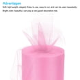 thumbnail image 3 of Uxcell Tulle Rolls Fabric Spools 6" 100 Yards Pink for Decoration Wrapping Wedding DIY Crafts, 3 of 5