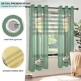 thumbnail image 3 of Yayeee Window Curtains Set of 2 for Living Room Light Filtering 63"x42", Lemon Glass, 3 of 7
