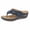 Dark Blue, variant on Womens Plus Size Wedge Sandals Floral Thong Flip Flops Slip-On Casual Spring Summer Shoes, Black