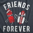 thumbnail image 2 of Mens Friends Forever Firecracker Hot Dog T Shirt Funny Fourth Of July Party Cookout Fireworks Tee for Guys Graphic Tees, 2 of 9