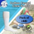 thumbnail image 2 of Yacht & Smith Wholesale Kids Crew Socks, Childrens Cotton Casual Crew Socks Size 6-14, 2 of 7