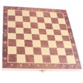 thumbnail image 4 of Wooden  Chess Set, Portable Folding Board Toy for Kids and Adults, 4 of 8