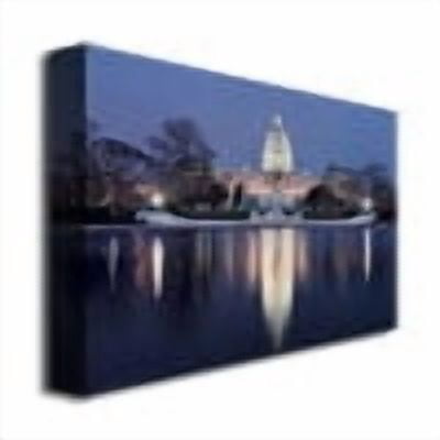 Trademark Art "Capitol Reflections" Canvas Wall Art by Gregory O'Hanlon