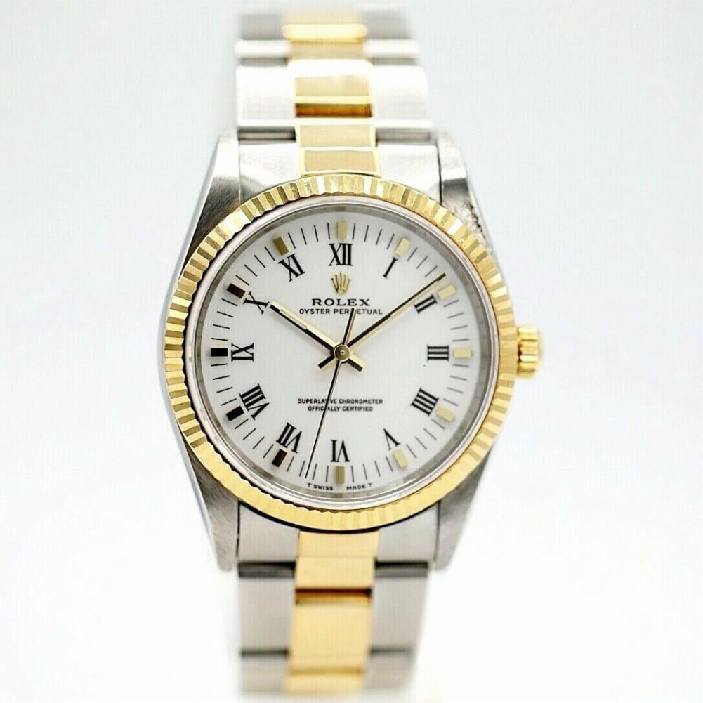 Rolex PreOwned Rolex Oyster Perpetual 14233 Steel Watch (Certified