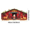 thumbnail image 2 of Christmas Polar Believe Garage Door Decoration 34x26x3cm Vintage Believe Train Garage Door Banner Cover Polar Santa Garage Backdrop for Xmas Eve Holiday Outdoor Wall Decor, 2 of 5