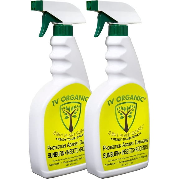 IV Organic 23 oz. 3-in-1 Plant Guard Spray Bottle (White) [2X]