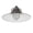 Architectural Bronze, variant on RRRS18-GA-Millennium Lighting-R Series - 1 Light Stem Hung Railroad Shade-10 Inch Tall and 18 Inch Wide-Galvanized Finish